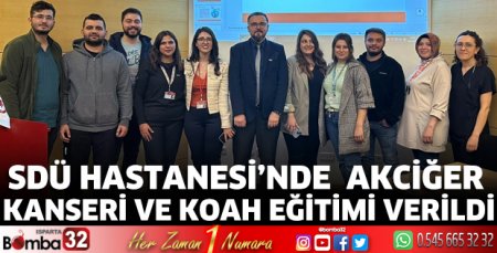 Akciğer Kanseri ve KOAH eğitimi verildi