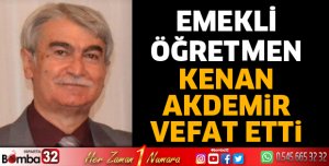 Akdemir hocayı kaybettik
