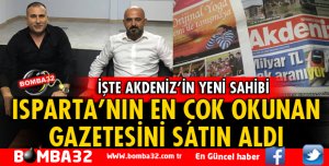 AKDENİZ GAZETESİ EL DEĞİŞİRDİ