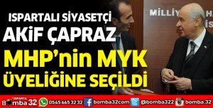 Akif Çapraz MHP'nin MYK üyeliğine seçildi