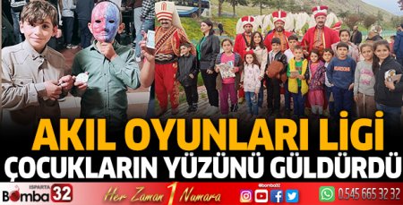 Akıl oyunları ligi ile çocukların yüzünü güldürdüler