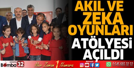 Akıl ve Zeka Oyunları atölyesi açıldı