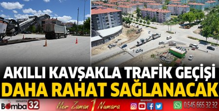Akıllı kavşakla trafik geçişi daha rahat sağlanacak 
