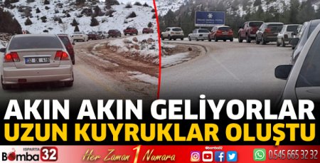 Akın akın geliyorlar 