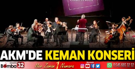 AKM'de keman konseri