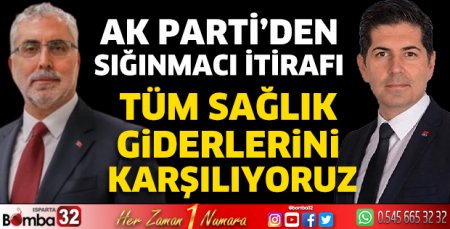 AKP’den sığınmacı itirafı 