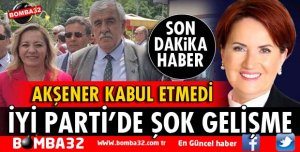 AKŞENER İL BAŞKANININ İSTİFASI KABUL ETMEDİ