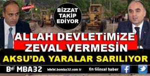 Aksu İlçesinde Yaşanan Sel Felaketinin Yaraları Sarılıyor