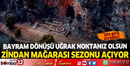 Aksu Zindan Mağarası sezonu açılıyor