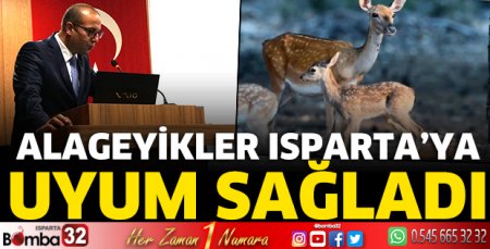 Alageyikler Isparta'ya uyum sağladı