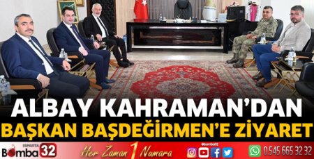 Albay Kahraman’dan Başkan Başdeğirmen’e ziyaret
