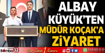 Albay Küyük'ten Müdür Koçak'a ziyaret