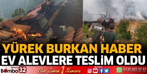 Alevlere teslim oldu