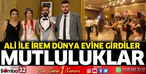 Ali ile İrem dünya evine girdi