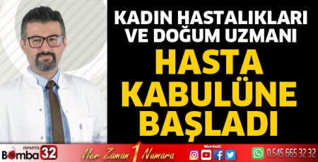 Ali Kır hasta kabulüne başladı