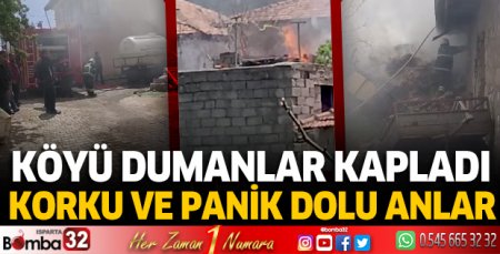 Aliköyü'nde yangın