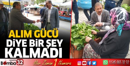 Alım gücü diye bir şey kalmadı