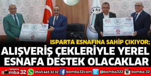 ALIŞVERİŞ ÇEKLERİYLE YEREL ESNAFA DESTEK OLACAKLAR