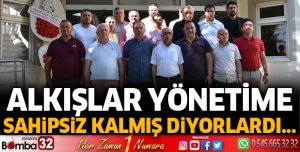 Alkışlar yönetime