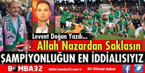 ALLAH NAZARDAN SAKLASIN! MAŞALLAH