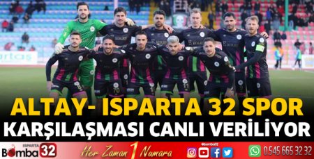 Altay- Isparta 32 Spor Canlı