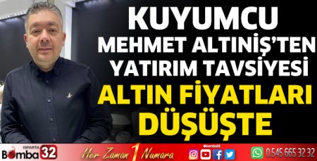 Altın düşüşte