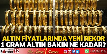 Altın fiyatlarında yeni rekor
