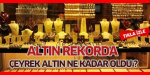 Altın rekorda