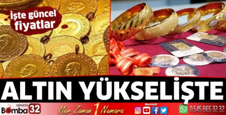 Altın yükselmeye devam ediyor 