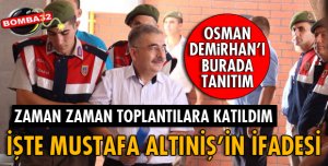 ALTINBAŞAK'TA YEMEKLİ TOPLANTILARA KATILMIŞ