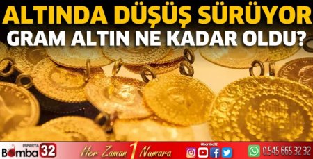 Altında düşüş sürüyor