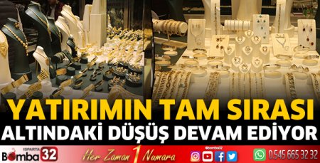 Altındaki düşüş devam ediyor