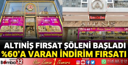 Altıniş fırsat şöleni başladı 