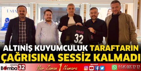 Altıniş Kuyumculuk taraftarın çağrısına sessiz kalmadı