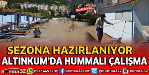 ALTINKUM SEZONA HAZIRLANIYOR