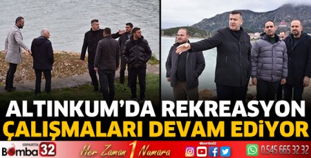 Altınkum’da rekreasyon çalışmaları devam ediyor