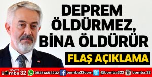 AMACIMIZ BİNALARIN DEPREME DAYANIKLI OLMASI