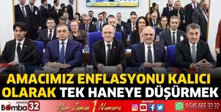 Amacımız enflasyonu kalıcı olarak tek haneye düşürmek