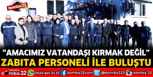 AMACIMIZ VATANDAŞIMIZI KIRMAK DEĞİL