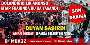 AMAN DİKKAT ISPARTA BELEDİYESİ ADINA …