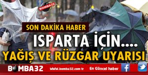 AMAN  DİKKAT KUVVETLİ YAĞIŞ UYARISI
