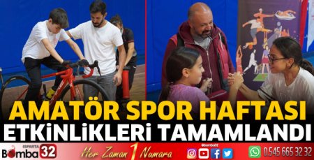 Amatör Spor Haftası etkinlikleri tamamlandı