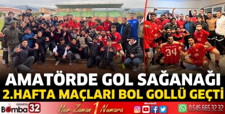 Amatörde gol sağanağı