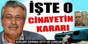 AMCASINI TÜFEKLE VURMUŞTU 