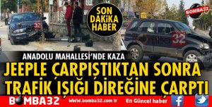 ANADOLU MAHALLESİNDE KAZA