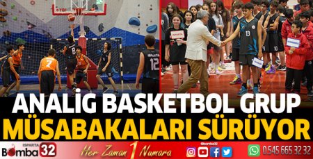 ANALİG Basketbol Grup Müsabakaları sürüyor