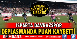 ANAMUR'DAN 1 PUAN İLE DÖNÜYORUZ