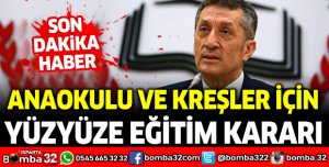 ANAOKULU VE KREŞLER İÇİN YÜZYÜZE EĞİTİM KARARI
