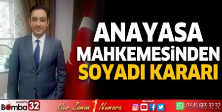 Anayasa Mahkemesinden soyadı kararı