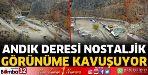 Andık Deresi bölgesi nostaljik görünüme kavuşuyor